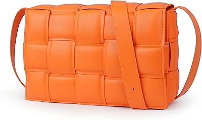 Sac à bandoulière pour femme, petit sac à bandoulière carré tissé, sac à