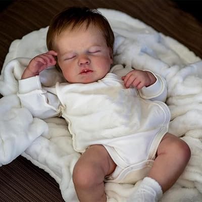 Poupées bébé reborn zero bam, 20 pouces, design réaliste, silicone souple, aspect réel