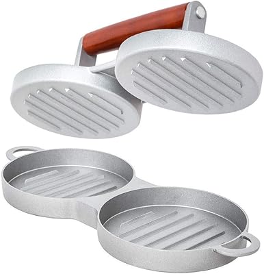 Presse à hamburger double en aluminium peace bird, machine à galettes de hamburger