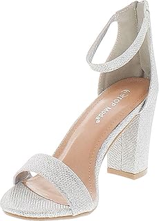 Sandales à talons hauts hanna-1 pour femmes avec bride à la cheville, noir