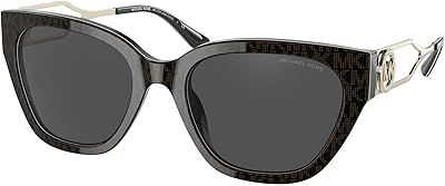 Lunettes de soleil femme lake como mk 2154, signature marron/gris, 54/19/140, signature marron/gris
