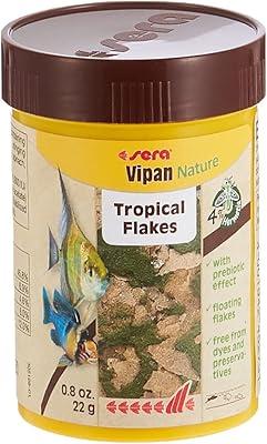Sira viban natural fish food flakes food 100 ml, marron, 32238, 4001942452731