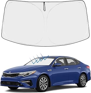 Pare-soleil pliable avec taille personnalisée pour kia optima 2016-2019 version 2022