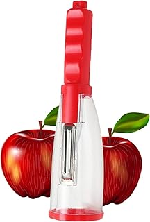 Éplucheur de légumes avec récipient de cuisine lame tranchante en acier inoxydable