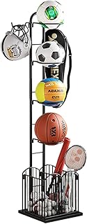 Support de rangement pour ballons, organisateur de rangement pour équipements de sport à