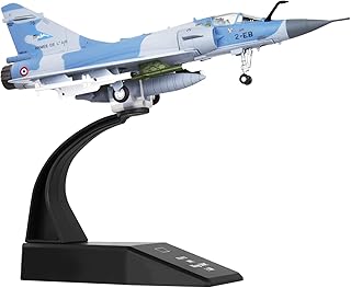 Modèle d'avion de chasse hangang 1/100 mirage 2000, modèle d'avion militaire moulé sous