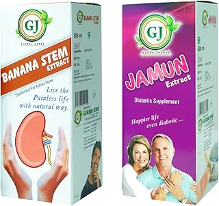 Jus de tige de banane vj herbals + jus de jamun 500