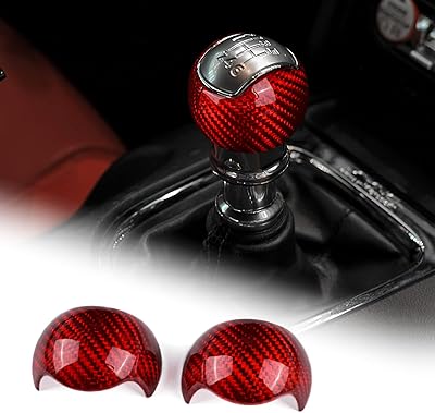 Couvercle de pommeau de levier de vitesse air speed ​​​​mustang, autocollant d'accessoires intérieurs
