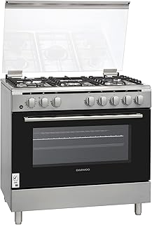 Daewoo cuisinière à gaz 90 x 60 cm | four l avec ventilateur