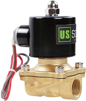 Électrovanne électrique américaine en laiton massif 1/2 pouce 24v ac viton seal nc
