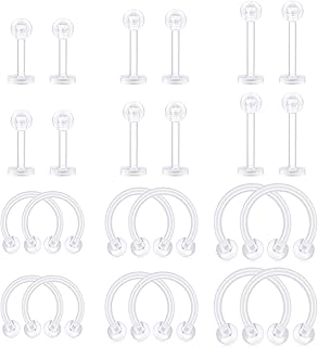 Piercing à lèvres flexible, anneau labret 16g, plastique bioflex, fer à cheval, piercing à lèvres, nez en plastique. Comparez, choisissez, économisez sur Diaytar Sénégal
