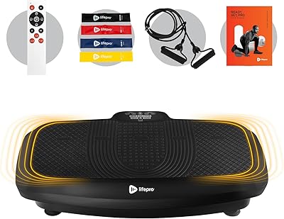Life pro 3d vibration pad machine hoffert double moteur oscillation latérale 3d, coussin
