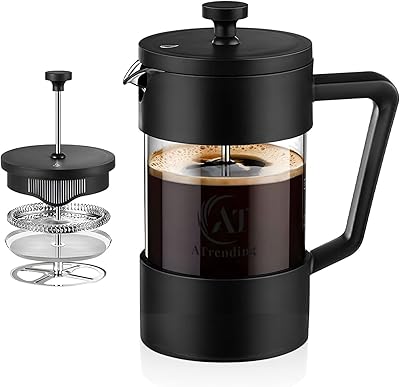 Machine à café et à thé à presse française atrending de 600 ml
