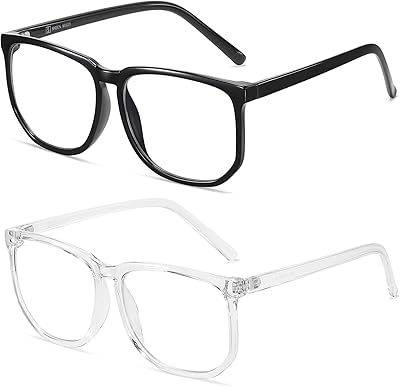 Lunettes tr90 surdimensionnées bloquant la lumière bleue pour hommes et femmes, lunettes d'ordinateur