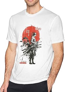 Carasbt samurai roronoa zoro anime movie t-shirt unisexe à manches courtes pour femme