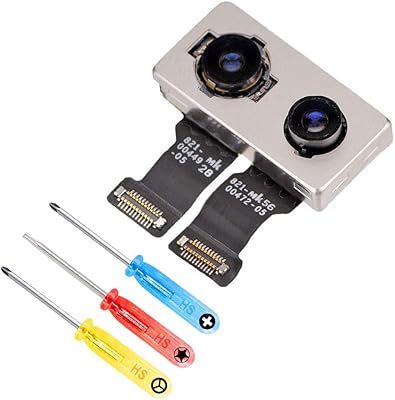 Caméra arrière m-mobile compatible avec iphone 7 plus, autofocus 12 mégapixels, flash led