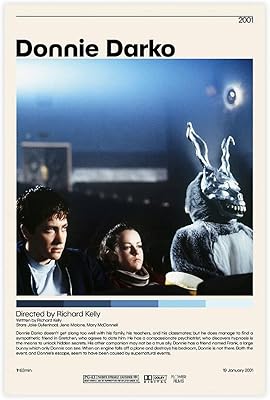 Affiche sur toile donnie darko sans cadre : 12 x 18 pouces