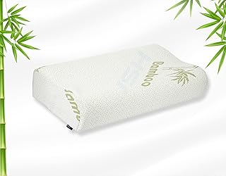 Oreiller de couchage confortable en mousse à mémoire de forme avec housse ventilée