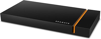 Ssd de jeu externe seagate firecuda, 1 to, usb c et usb 3.0
