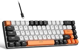 Clavier de jeu mécanique portable magiji 60 % avec rétroéclairage led mk box