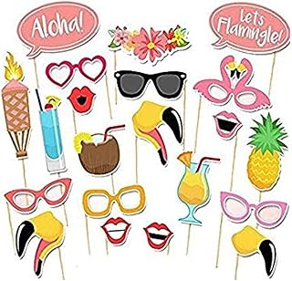 21 pièces d'accessoires photo de style vacances à la plage d'hawaï, jus