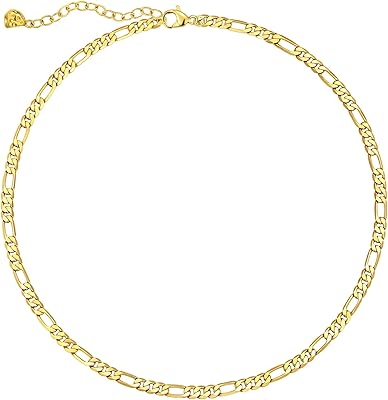 Collier ras du cou doré pour femme plaqué or 18 carats jane figaro