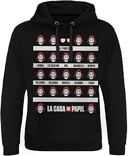 Sweat à capuche epic sous licence officielle la casa de papel