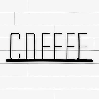 Panneau de café en métal de ferme industrielle barwild, panneau mural décoratif, décoration