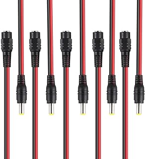 Royal apex 10pcs connecteur de cordon d'alimentation cc pour caméra de surveillance cctv