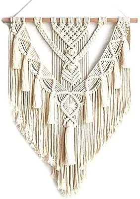 Tapisserie murale bohème en macramé, tapisserie en macramé, décoration d'intérieur tissée bohème chic