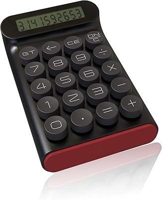 Calculatrice mécanique portative sweet seven - grand écran lcd à 10 chiffres