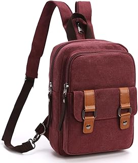 Sac à bandoulière en toile ecozer pour femme, sac à dos décontracté imperméable
