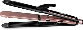 Ajaro 3-en-1 hair styler hs1119, fer à friser, fer à friser pour femme, différents réglages de style, plaque revêtue de céramique enrichie en kératine, noir et or rose. Des économies substantielles vous attendent sur Diaytar