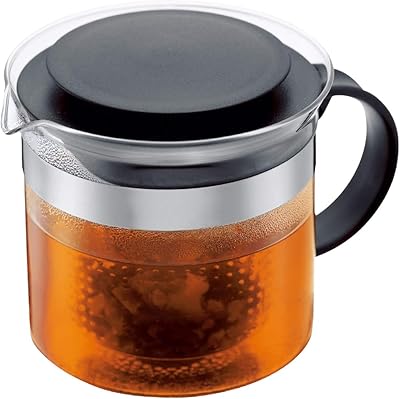 Théière bodum bistro novo avec filtre en plastique, capacité de 1,0 litre, 34