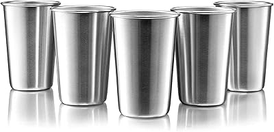 Tasses à pinte en acier inoxydable de 16 oz - tasses de voyage