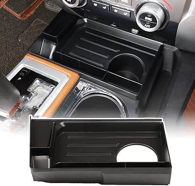 Organiseur de console centrale shihar compatible avec les accessoires toyota tundra 2014-2019 2020