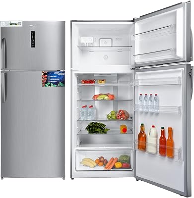 Réfrigérateur super general à congélateur supérieur, capacité totale 610 litres - technologie antigel