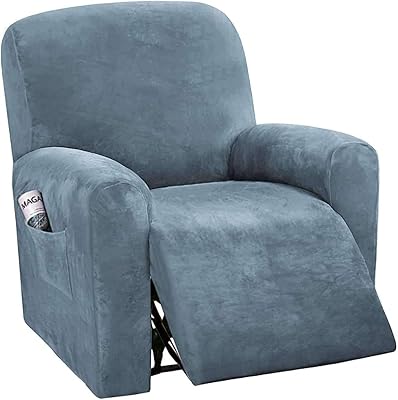 Housse de chaise extensible pour 1 place, 4 pièces, housses de canapé lavables
