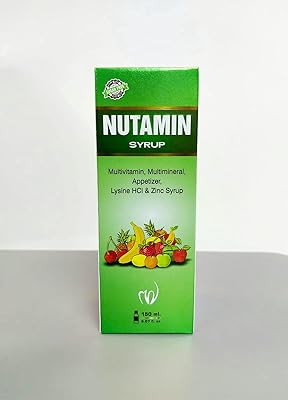 Sirop de mulvitamines multimin multi-time lysine hcl et sirop de zinc 150