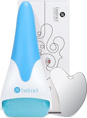Coffret de soins de la peau baimi ice roller et gua sha
