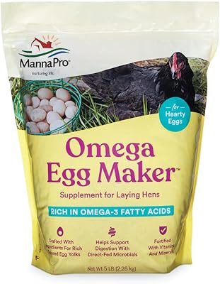 Supplément alimentaire pour poulet manna pro | fournitures pour la fabrication d'œufs omega