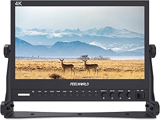 Feelworld p133-9hsd moniteur lcd professionnel de diffusion pro sdi 13,3 pouces moniteur