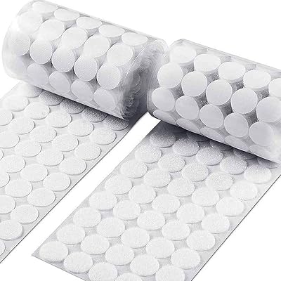 Points autocollants wawasia, dos adhésif puissant, points pour pièces de monnaie en nylon de 15 mm de diamètre, points à crochets et boucles avec bandes adhésives imperméables pour pièces de monnaie pour salle de classe, bureau et maison, 1000 pièces (500 paires). Électroménager, mode, beauté... Diaytar a tout en stock