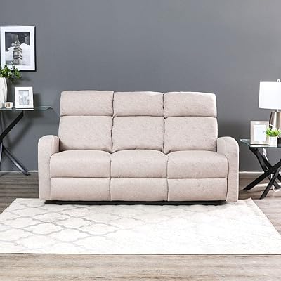 Chaise à bascule verona de danube home - canapé relaxant trois places, mobilier