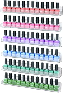 Support mural pour vernis à ongles newby avec patins antidérapants amovibles, organisateur