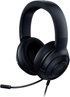 Casque de jeu léger razer kraken : son surround 7.1 cadre éclairage du