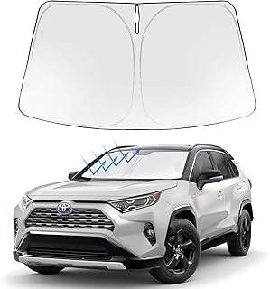 Pare-soleil pliable sur mesure pour toyota rav4 et crossover 2023 2022