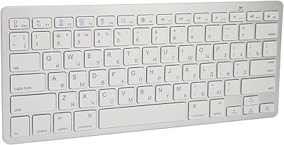 Clavier sans fil compact ultra fin avec 78 touches clavier externe portable