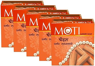 Savon de bain de luxe moti sandal 150 g (paquet de 5)