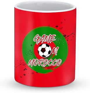 Tasse à café imprimée de créateur élégante avec poignée robuste cadeau personnalisé